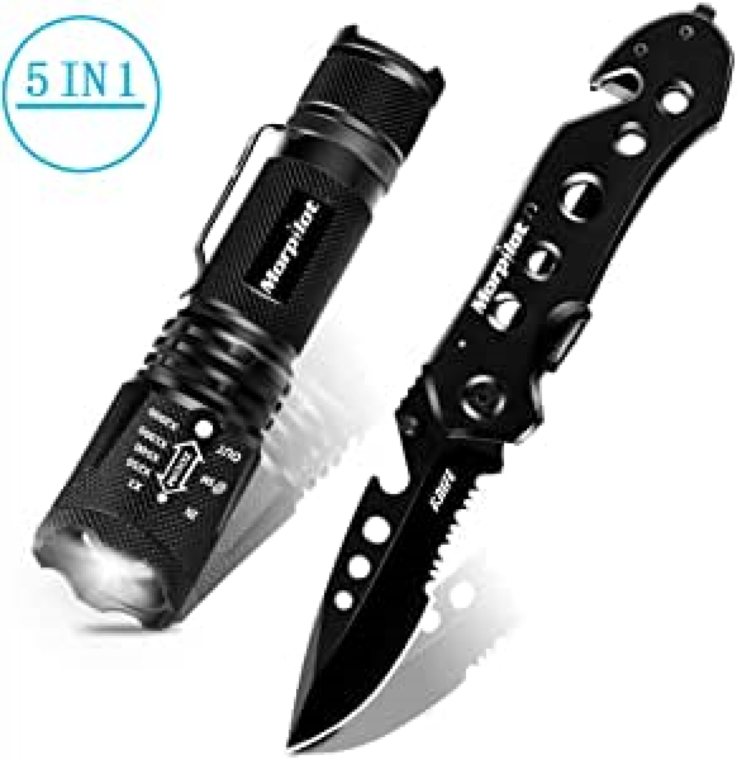 Cressi Apache Fucile Pesca 60cm + Vigo Coltello Subacqueo – Set Unisex