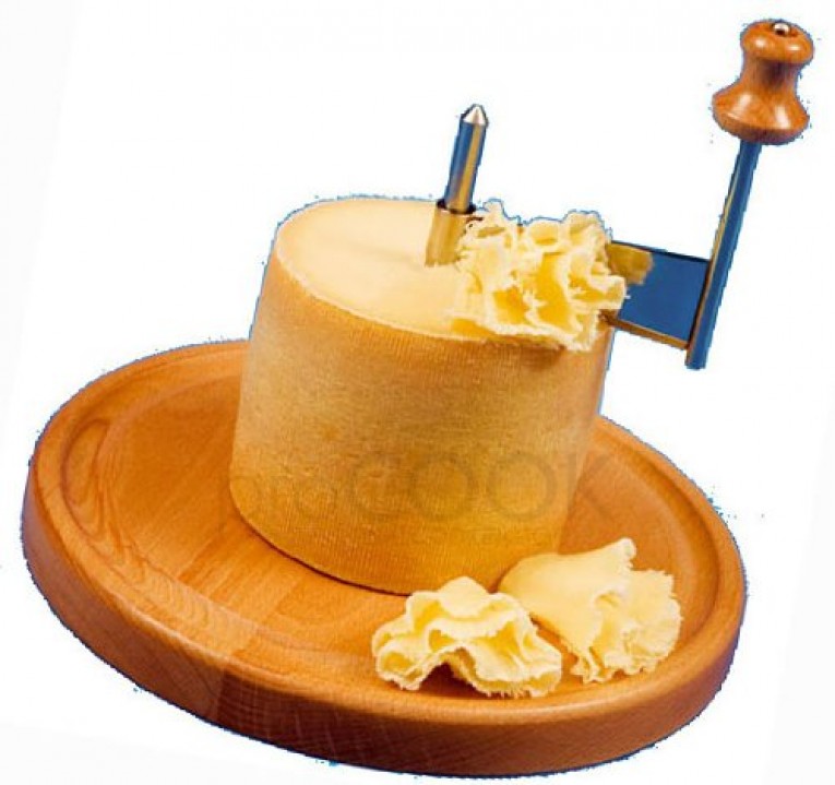 Coltello per formaggio con 2 manici cm.50