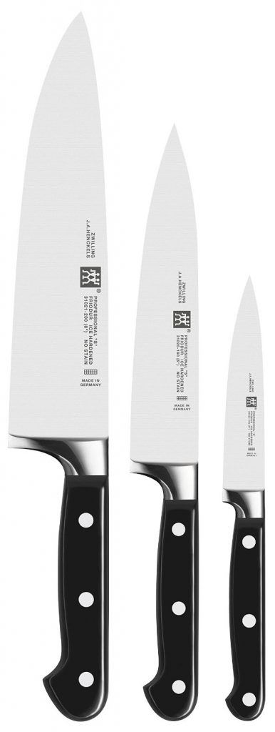 Hoe Hero Coltelli da Cucina con Ceppo - Acciaio Inox - Set Coltelli da