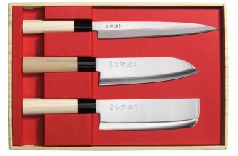 Set Coltelli giapponesi | Una scelta di coltelli da taglio per sushi e altri alimenti